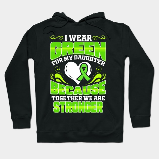 Cerebral Palsy Awareness Daughter Hoodie by ChrisselDesigns